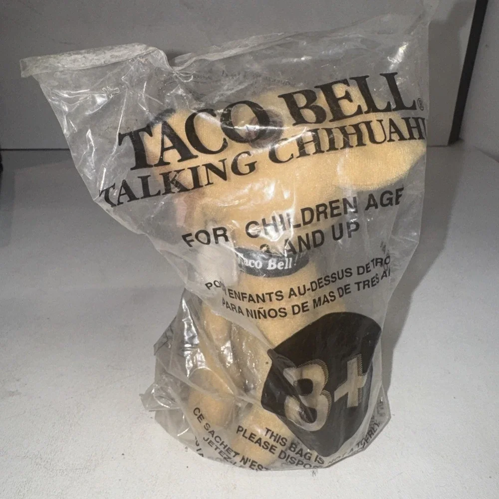 TACO BELL Talking Chihuahua Plush Dog *New* You Are Getting Very Hungry
